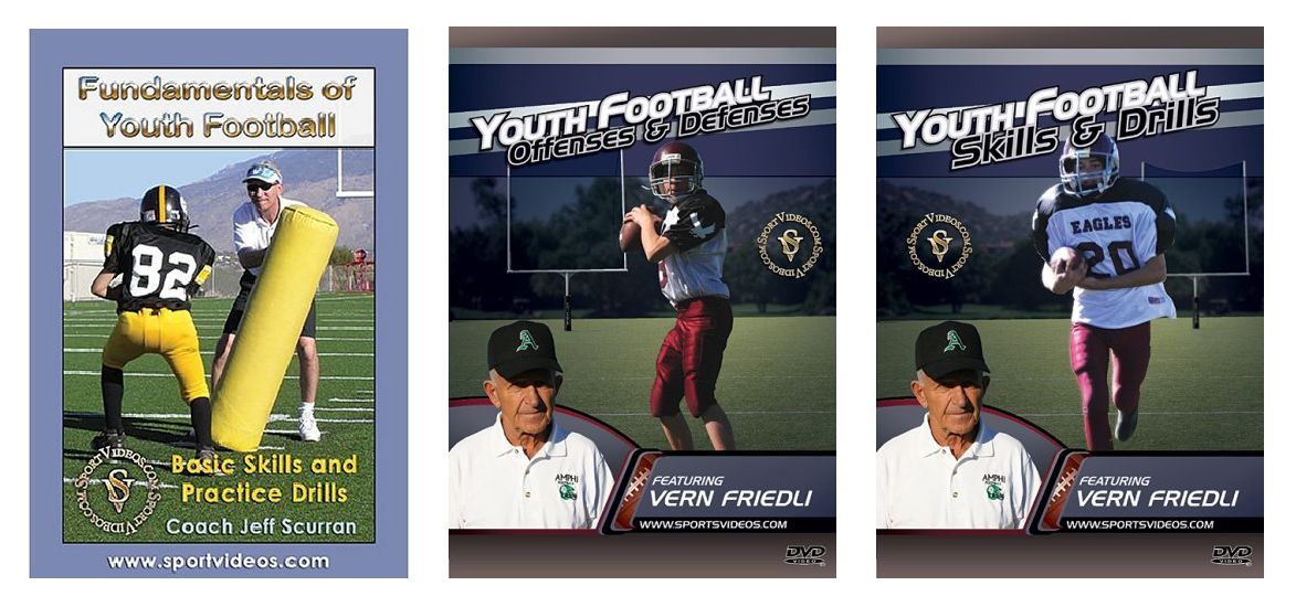 Youth Football 3 Video Download Set  - Free Shipping