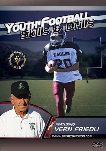 Youth Football Skills and Drills DVD with Coach Vern Friedli
