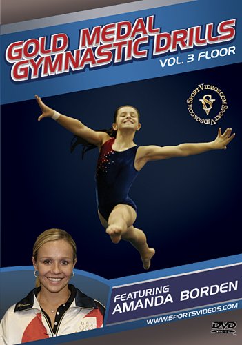 Gold Medal Gymnastics Drills: Floor DVD with Coach Amanda Borden and Free Shipping