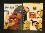 Angry Birds Movie & Despicable Me 3 DVD Set