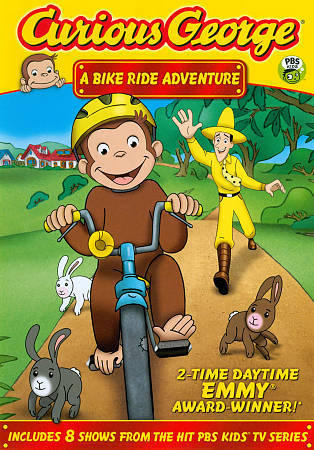 Curious George: A Bike Ride Adventure- Brand New - Free Shipping