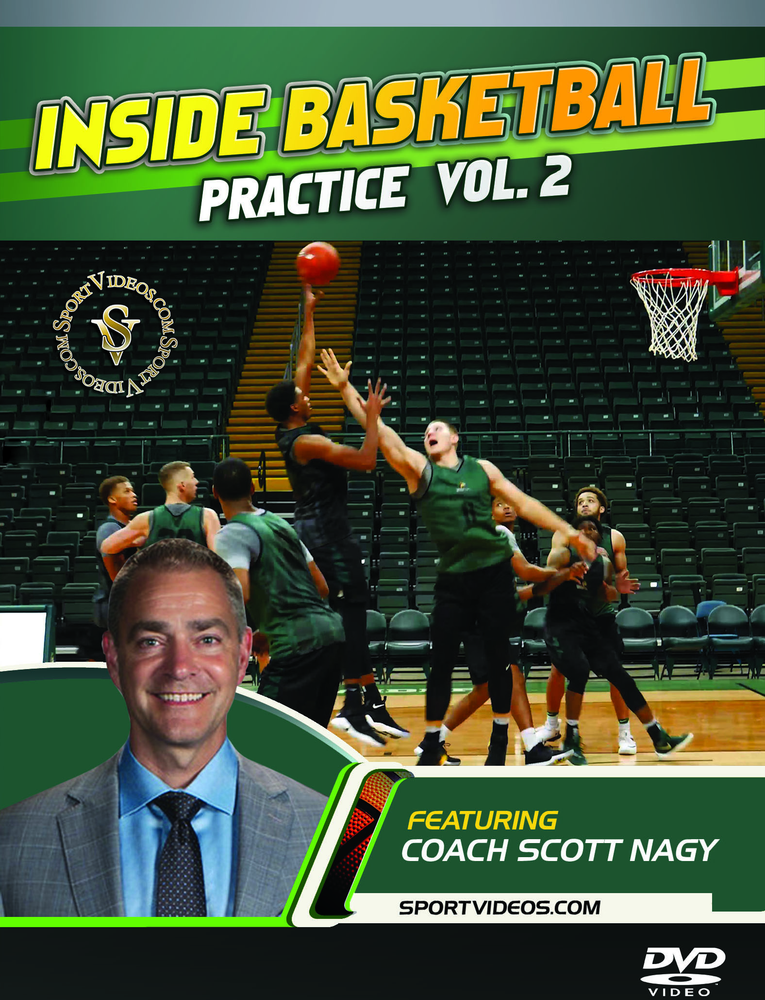 Inside Basketball Practice with Coach Scott Nagy Vol. 2 - DVD or Download - Free Shipping