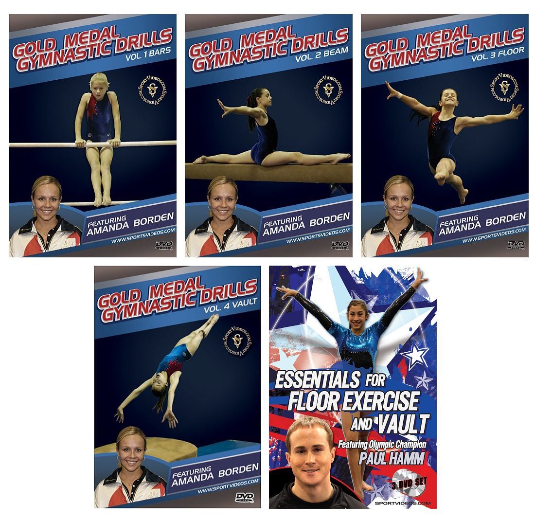 Gymnastics 7 DVD or Download Set  - Free Shipping 