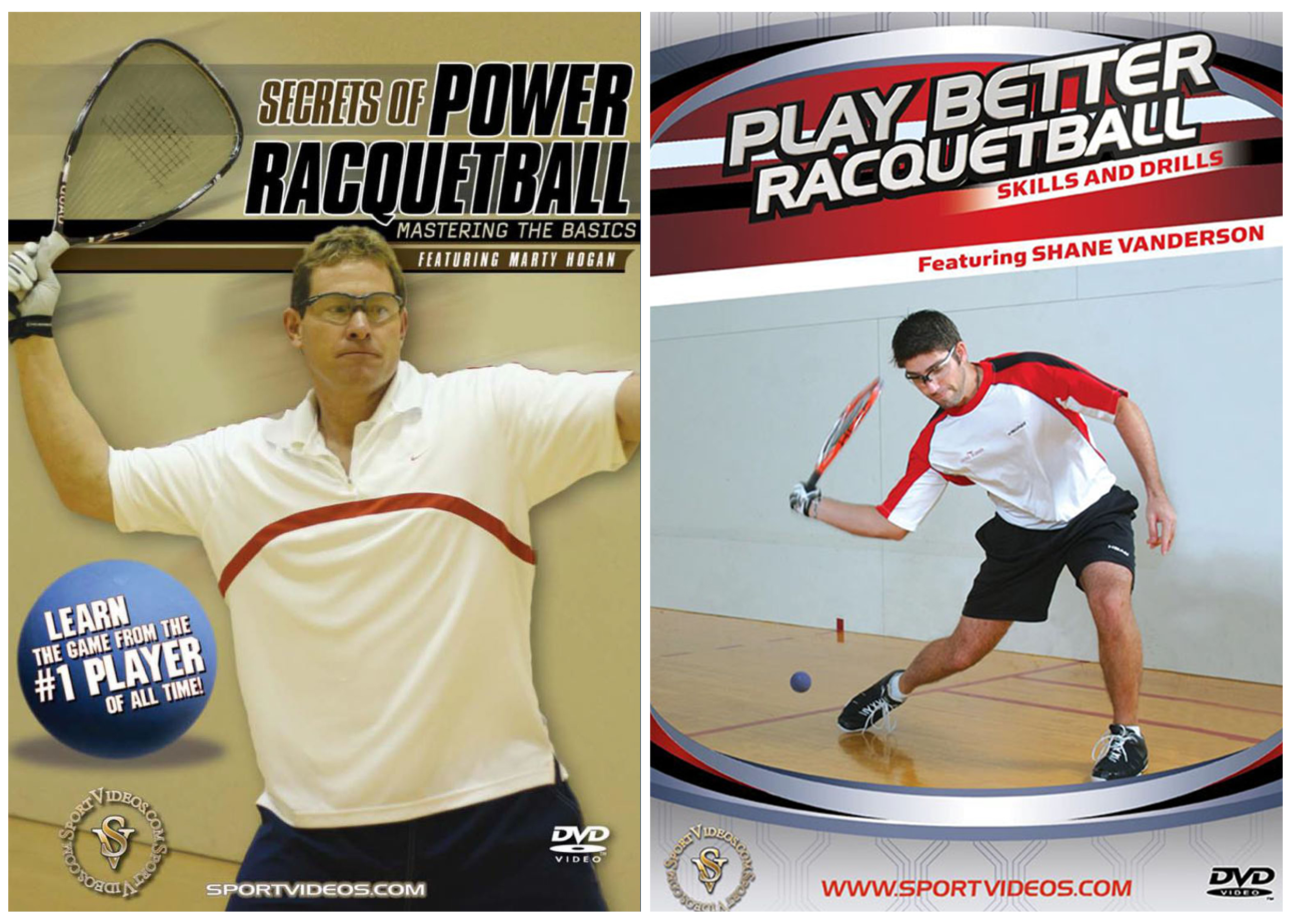 2 Racquetball DVD Set
