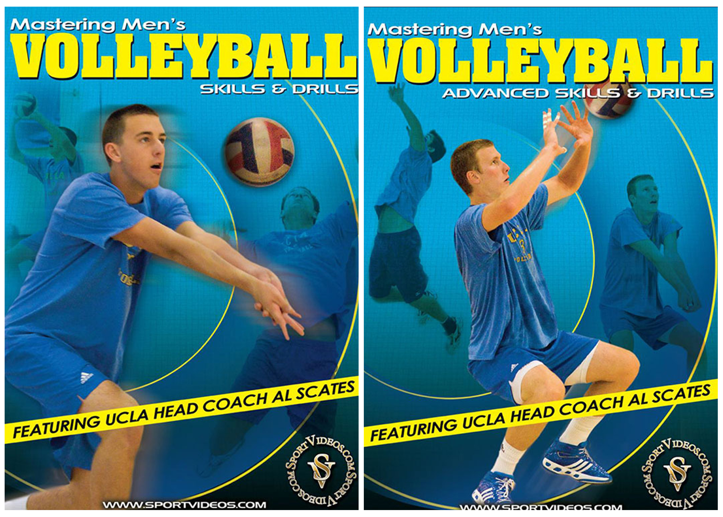 Mastering Men's Volleyball Skills and Drills 2 DVD Set