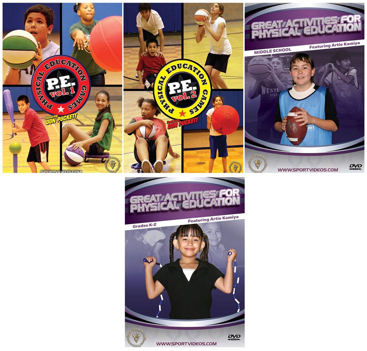 Physical Education 4 DVD Set 