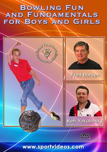 Bowling Fun and Fundamentals DVD with Coach Fred Borden- Free Shipping 
